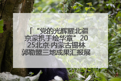 “党的光辉耀北疆 京蒙携手绘华章”2025北京·内蒙古锡林郭勒盟三地成果汇报展系列活动启动