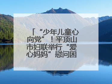 “少年儿童心向党”！平顶山市妇联举行“爱心妈妈”慰问困境儿童活动