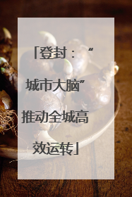 登封：“城市大脑”推动全城高效运转