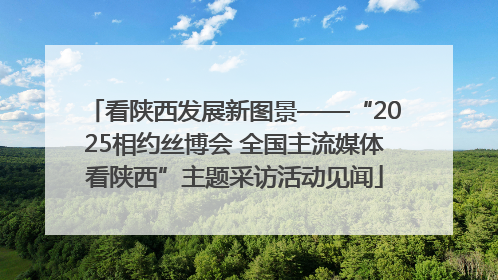 看陕西发展新图景——“2025相约丝博会 全国主流媒体看陕西”主题采访活动见闻