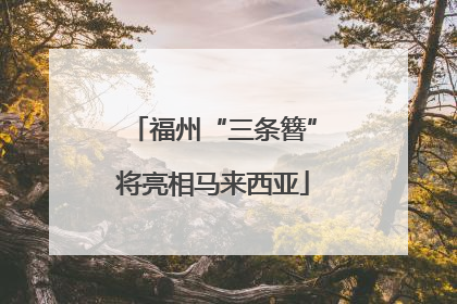 福州“三条簪”将亮相马来西亚