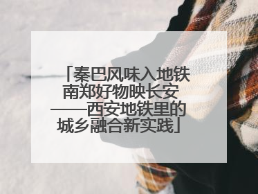 秦巴风味入地铁 南郑好物映长安——西安地铁里的城乡融合新实践