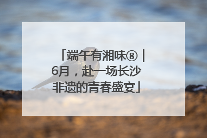 端午有湘味⑧｜6月，赴一场长沙非遗的青春盛宴
