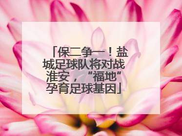 保二争一！盐城足球队将对战淮安，“福地”孕育足球基因