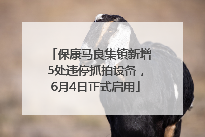 保康马良集镇新增5处违停抓拍设备，6月4日正式启用