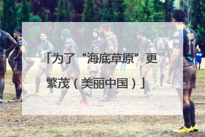 为了“海底草原”更繁茂（美丽中国）