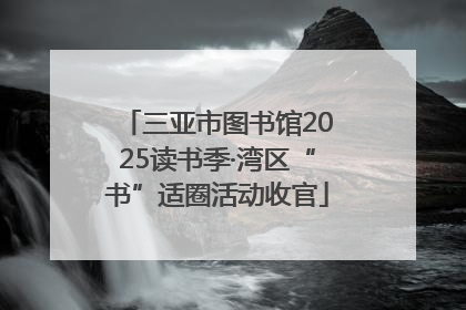 三亚市图书馆2025读书季·湾区“书”适圈活动收官