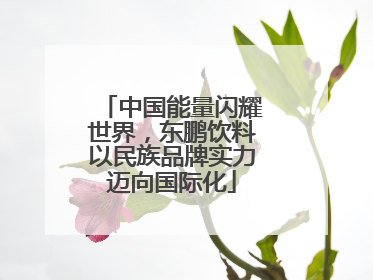 中国能量闪耀世界，东鹏饮料以民族品牌实力迈向国际化