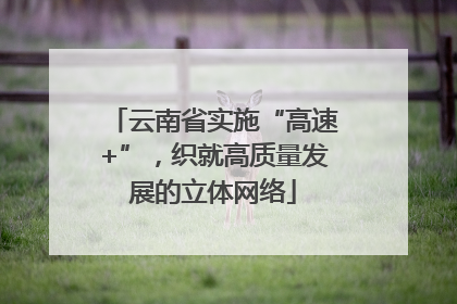 云南省实施“高速+”，织就高质量发展的立体网络