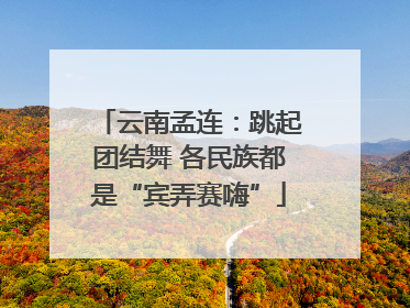 云南孟连：跳起团结舞 各民族都是“宾弄赛嗨”