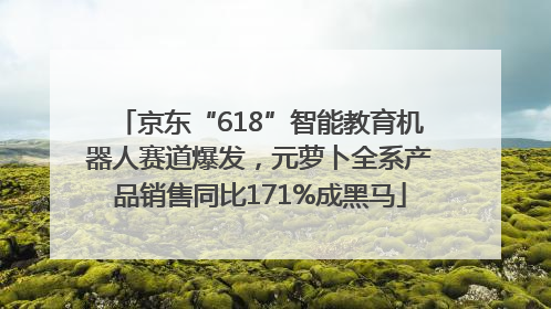 京东“618”智能教育机器人赛道爆发，元萝卜全系产品销售同比171%成黑马