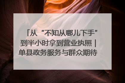 从“不知从哪儿下手”到半小时拿到营业执照｜单县政务服务与群众期待的“双向奔赴”