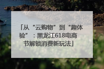 从“云购物”到“趣体验”：黑龙江618电商节解锁消费新玩法