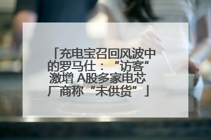 充电宝召回风波中的罗马仕：“访客”激增 A股多家电芯厂商称“未供货”