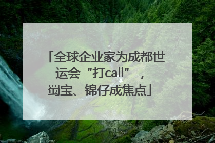 全球企业家为成都世运会“打call”，蜀宝、锦仔成焦点
