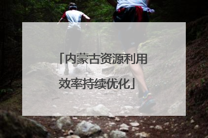 内蒙古资源利用效率持续优化