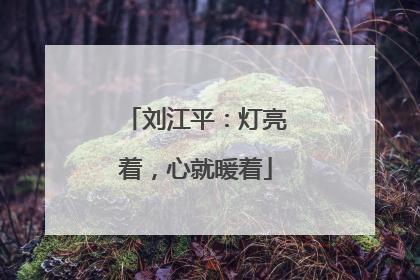 刘江平：灯亮着，心就暖着