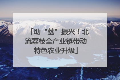 助“荔”振兴！北流荔枝全产业链带动特色农业升级