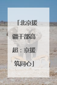 北京援疆干部高超：京援筑同心