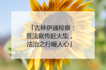 吉林伊通检察：普法宣传赶大集，法治之行暖人心