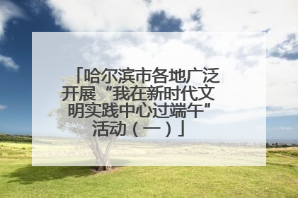 哈尔滨市各地广泛开展“我在新时代文明实践中心过端午”活动（一）