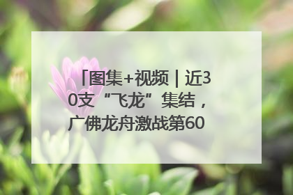 图集+视频｜近30支“飞龙”集结，广佛龙舟激战第60届荔湾“沙溪景”