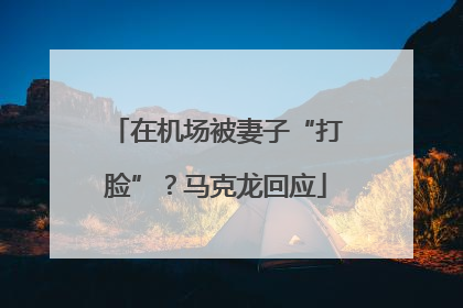 在机场被妻子“打脸”？马克龙回应