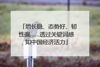 增长稳、态势好、韧性强……透过关键词感知中国经济活力