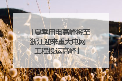 夏季用电高峰将至 浙江迎来重大电网工程投运高峰