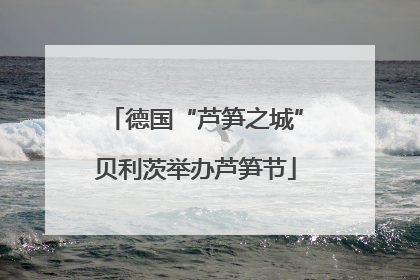 德国“芦笋之城”贝利茨举办芦笋节