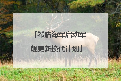 希腊海军启动军舰更新换代计划