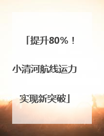 提升80％！小清河航线运力实现新突破