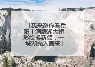 我来邀你看岳阳丨洞庭湖大桥彩绘换新颜，一城湖光入画来