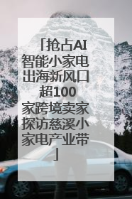 抢占AI智能小家电出海新风口 超100家跨境卖家探访慈溪小家电产业带