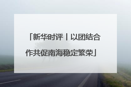 新华时评丨以团结合作共促南海稳定繁荣