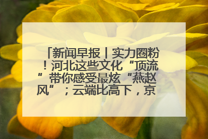 新闻早报丨实力圈粉！河北这些文化“顶流”带你感受最炫“燕赵风”；云端比高下，京津冀风筝高手“花式炫技”>>
