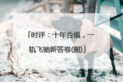 时评：十年合福，一轨飞驰新答卷(图)