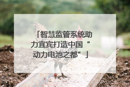 智慧监管系统助力宜宾打造中国“动力电池之都”