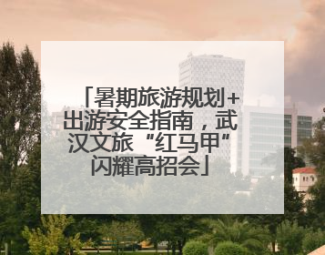 暑期旅游规划+出游安全指南，武汉文旅“红马甲”闪耀高招会
