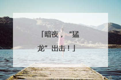 暗夜，“猛龙”出击！