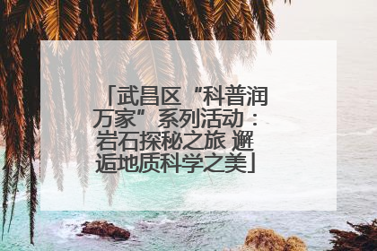 武昌区“科普润万家”系列活动：岩石探秘之旅 邂逅地质科学之美