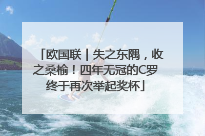 欧国联｜失之东隅，收之桑榆！四年无冠的C罗终于再次举起奖杯