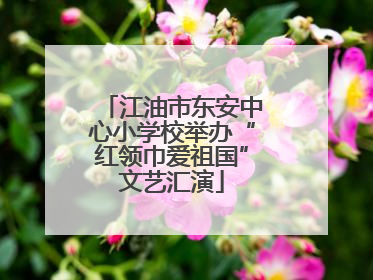 江油市东安中心小学校举办“红领巾爱祖国”文艺汇演