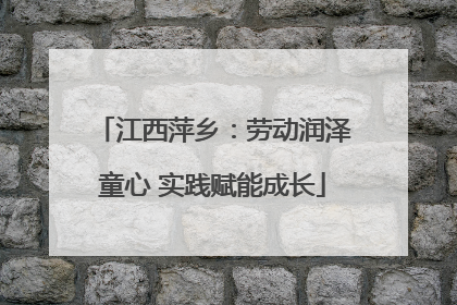 江西萍乡：劳动润泽童心 实践赋能成长