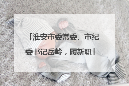 淮安市委常委、市纪委书记岳岭，履新职
