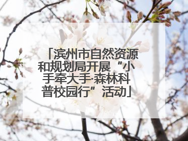 滨州市自然资源和规划局开展“小手牵大手·森林科普校园行”活动