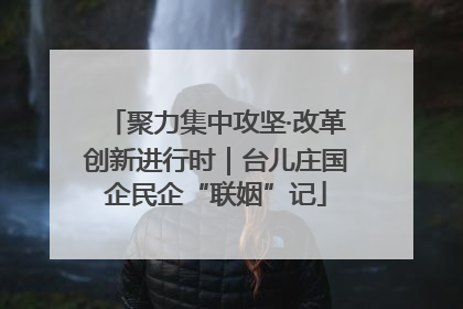 聚力集中攻坚·改革创新进行时｜台儿庄国企民企“联姻”记