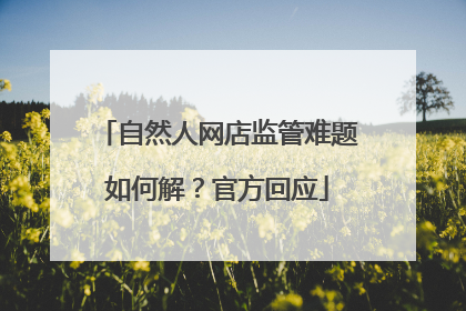 自然人网店监管难题如何解？官方回应
