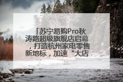 苏宁易购Pro秋涛路超级旗舰店启幕，打造杭州家电零售新地标，加速“大店攻略”全省布局