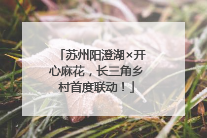 苏州阳澄湖×开心麻花，长三角乡村首度联动！
